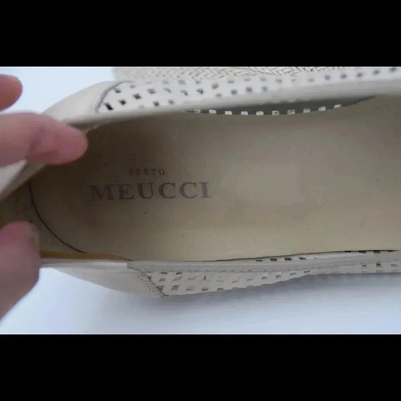 Sesto Meucci peep toe wedges - Picture 5 of 8